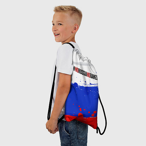 Мешок для обуви #norussianogames / 3D-принт – фото 3