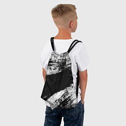 Рюкзак-мешок Белый и черный, цвет: 3D-принт — фото 2