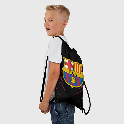 Мешок для обуви Barcelona FC: Sport Fashion / 3D-принт – фото 3