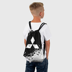 Рюкзак-мешок Mitsubishi: Black Spray, цвет: 3D-принт — фото 2