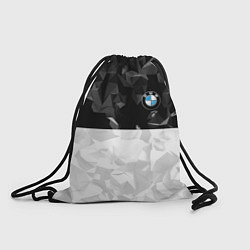 Рюкзак-мешок BMW BLACK COLLECTION, цвет: 3D-принт