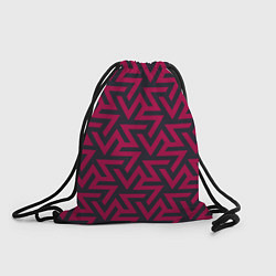 Рюкзак-мешок Пурпурная абстракция, цвет: 3D-принт