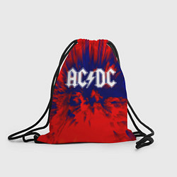 Рюкзак-мешок AC/DC: Red & Blue, цвет: 3D-принт