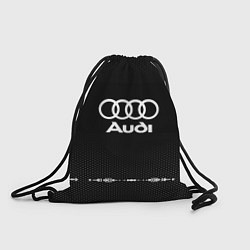 Рюкзак-мешок Audi: Black Abstract, цвет: 3D-принт