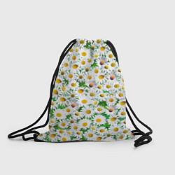 Рюкзак-мешок Полевые ромашки, цвет: 3D-принт