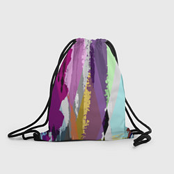 Рюкзак-мешок Цветные полосы, цвет: 3D-принт