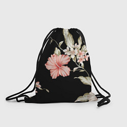 Рюкзак-мешок Цветок во мраке, цвет: 3D-принт