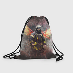 Рюкзак-мешок Пожарный ангел, цвет: 3D-принт