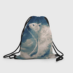 Рюкзак-мешок Полярный медведь, цвет: 3D-принт