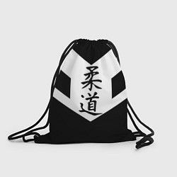 Рюкзак-мешок Дзюдо: иероглифы, цвет: 3D-принт