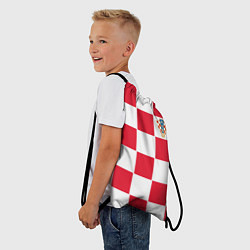 Рюкзак-мешок Сборная Хорватии: Домашняя ЧМ-2018, цвет: 3D-принт — фото 2