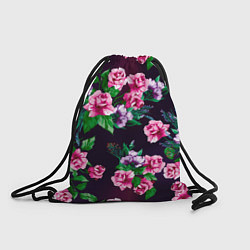 Рюкзак-мешок Розы во тьме, цвет: 3D-принт