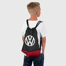 Рюкзак-мешок Volkswagen: Grey Carbon, цвет: 3D-принт — фото 2