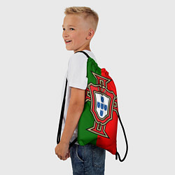 Рюкзак-мешок Сборная Португалии, цвет: 3D-принт — фото 2