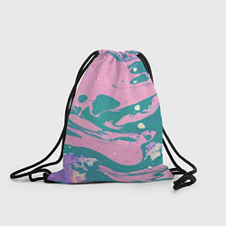 Рюкзак-мешок Розовый Мрамор, цвет: 3D-принт