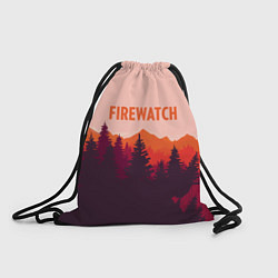 Рюкзак-мешок Firewatch: Orange Style, цвет: 3D-принт
