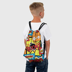 Рюкзак-мешок Boom Pop Art, цвет: 3D-принт — фото 2