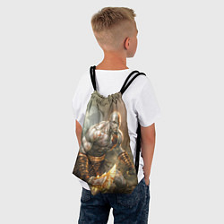 Рюкзак-мешок Могучий Кратос, цвет: 3D-принт — фото 2