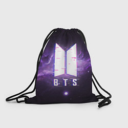 Рюкзак-мешок BTS: Violet Space, цвет: 3D-принт