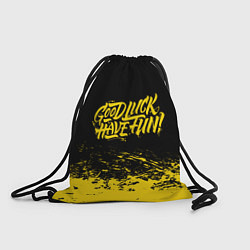 Рюкзак-мешок GLHF: Black Style, цвет: 3D-принт