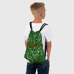 Рюкзак-мешок E=mc2: Green Style, цвет: 3D-принт — фото 2