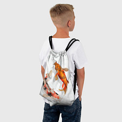 Рюкзак-мешок Рыбы удачи, цвет: 3D-принт — фото 2