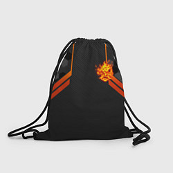 Рюкзак-мешок Cyberpunk 2077: Samurai Flame, цвет: 3D-принт