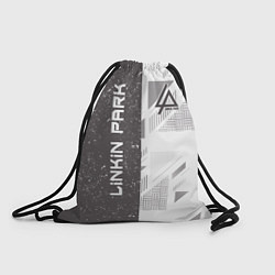 Рюкзак-мешок Linkin Park: Grey Form, цвет: 3D-принт