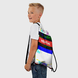 Рюкзак-мешок Hentai Glitch 3, цвет: 3D-принт — фото 2