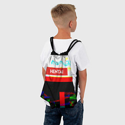 Рюкзак-мешок Hentai Glitch 4, цвет: 3D-принт — фото 2