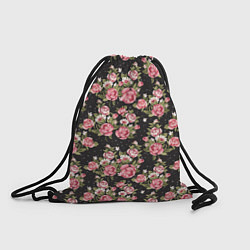 Рюкзак-мешок Брендовые цветы, цвет: 3D-принт