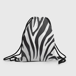 Рюкзак-мешок Африканская зебра, цвет: 3D-принт