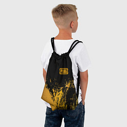 Рюкзак-мешок PUBG: Yellow Colour, цвет: 3D-принт — фото 2