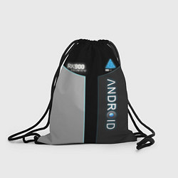 Рюкзак-мешок Detroit: Android RK900, цвет: 3D-принт