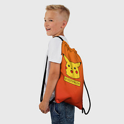Рюкзак-мешок Пикачу потрясен, цвет: 3D-принт — фото 2