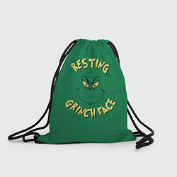 Рюкзак-мешок Resting Grinch Face, цвет: 3D-принт