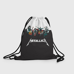 Рюкзак-мешок Metallica, цвет: 3D-принт