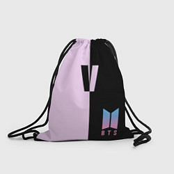 Рюкзак-мешок BTS V, цвет: 3D-принт
