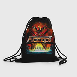 Рюкзак-мешок Accept: Flame Eagle, цвет: 3D-принт