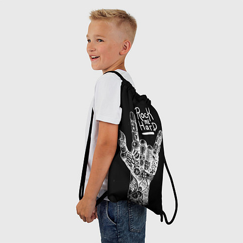 Мешок для обуви Rock me hard / 3D-принт – фото 3