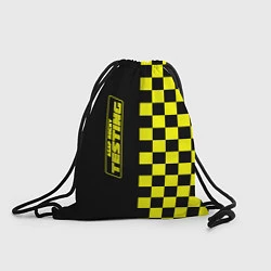 Рюкзак-мешок Testing ASAP Rocky: Yellow Grid, цвет: 3D-принт