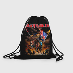 Рюкзак-мешок Iron Maiden: USA Warriors, цвет: 3D-принт