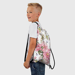 Рюкзак-мешок Нежные розы, цвет: 3D-принт — фото 2