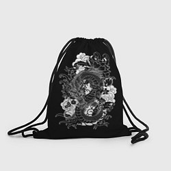 Рюкзак-мешок Японский дракон, цвет: 3D-принт