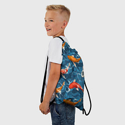 Рюкзак-мешок Карпы кои, цвет: 3D-принт — фото 2