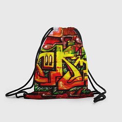 Рюкзак-мешок Red Graffiti, цвет: 3D-принт