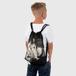 Рюкзак-мешок Billie Eilish: Bad Guy, цвет: 3D-принт — фото 2