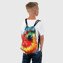 Рюкзак-мешок Абстракция разноцветная и яркая, цвет: 3D-принт — фото 2