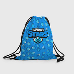 Рюкзак-мешок Brawl Stars: Blue Team, цвет: 3D-принт