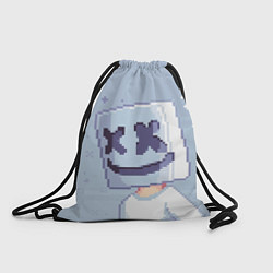 Рюкзак-мешок Marshmello Pixel, цвет: 3D-принт